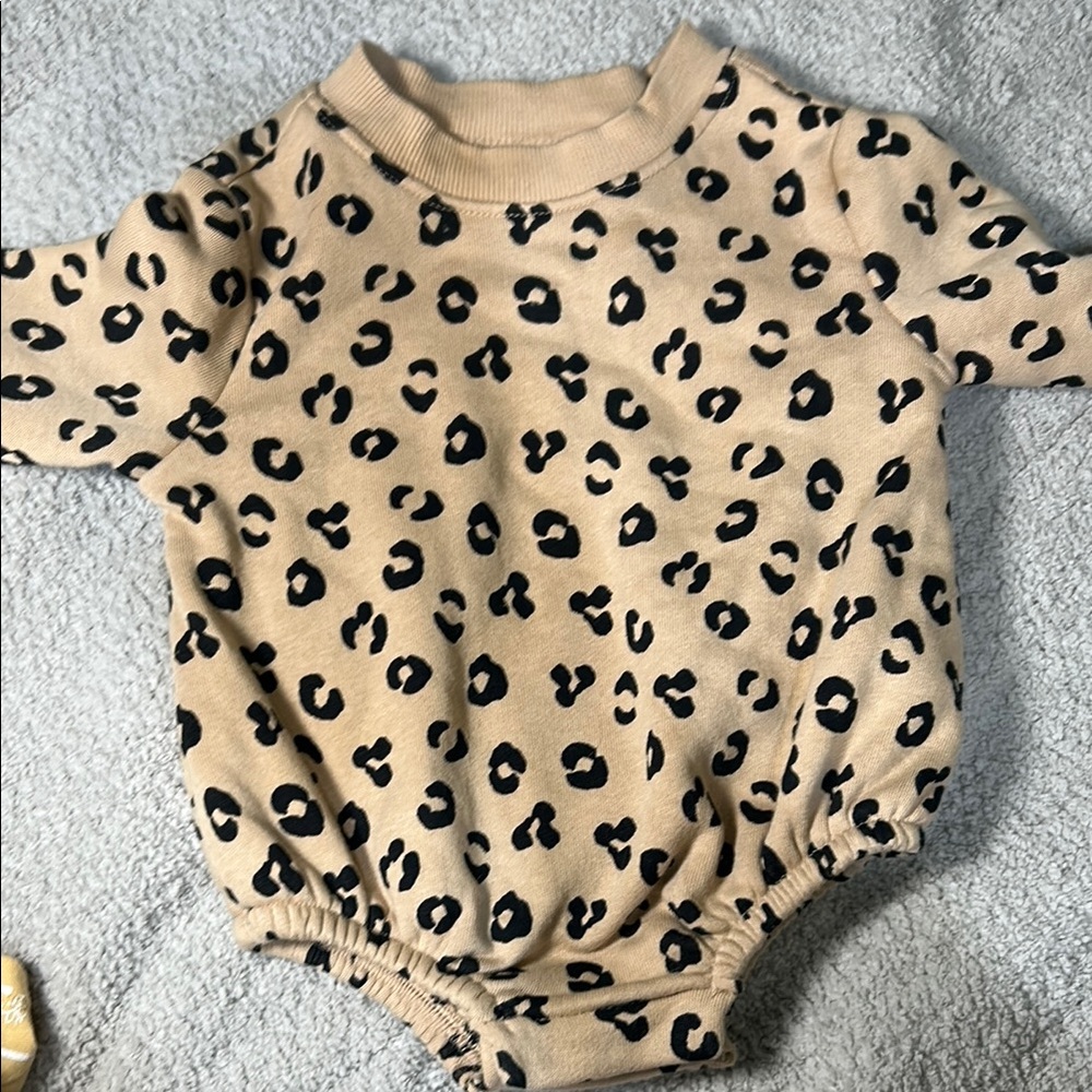 Leopard Print Kids One Piece